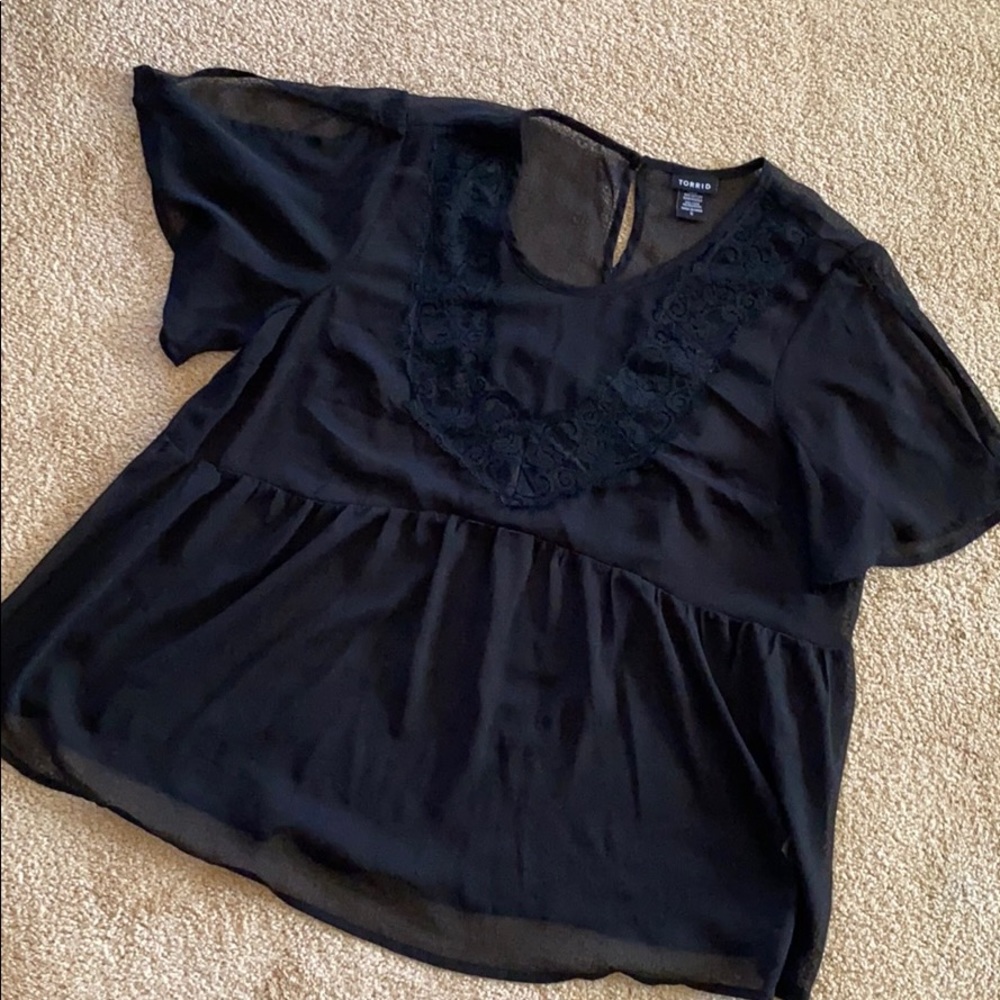Women’s Black Torrid Blouse